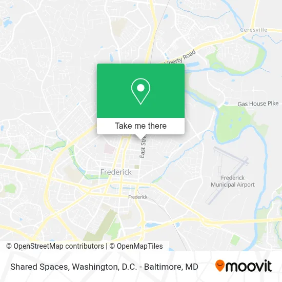 Shared Spaces map