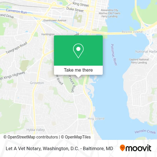 Let A Vet Notary map
