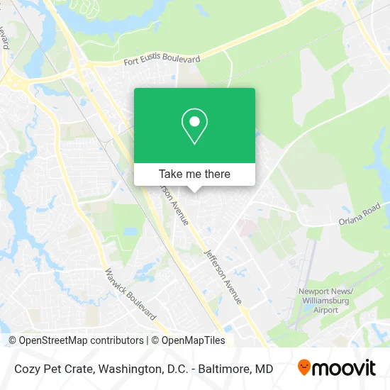 Cozy Pet Crate map