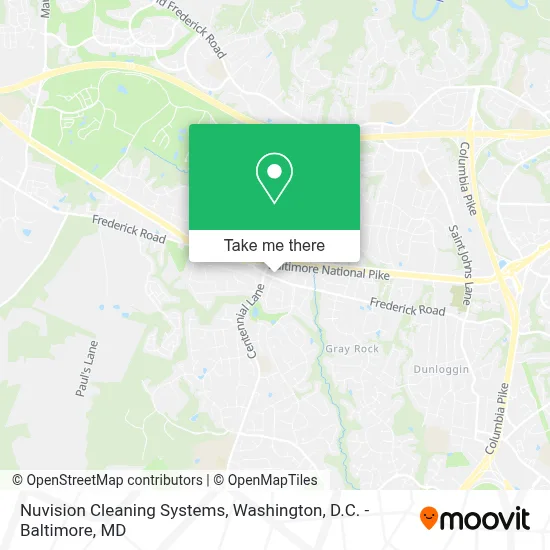 Nuvision Cleaning Systems map