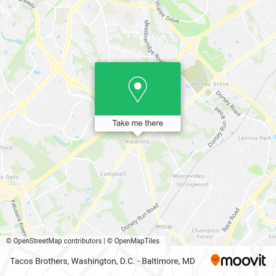 Tacos Brothers map