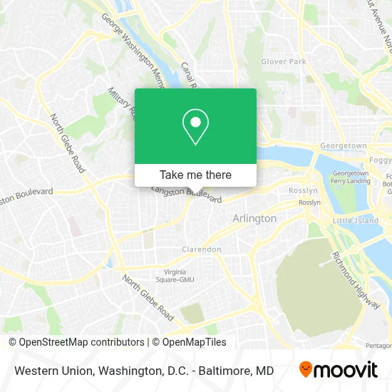 Western Union map