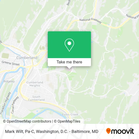 Mark Wilt, Pa-C map