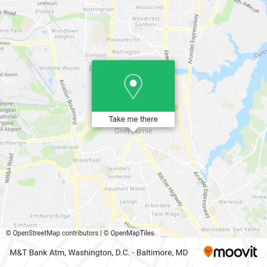 M&T Bank Atm map