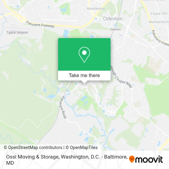 Ossl Moving & Storage map
