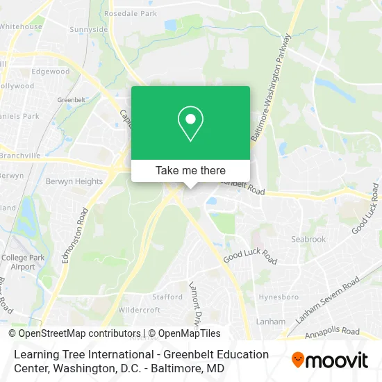 Learning Tree International - Greenbelt Education Center map