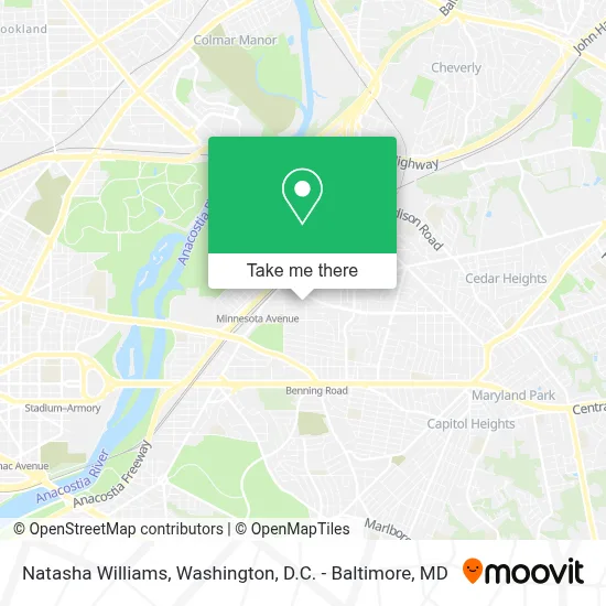 Natasha Williams map