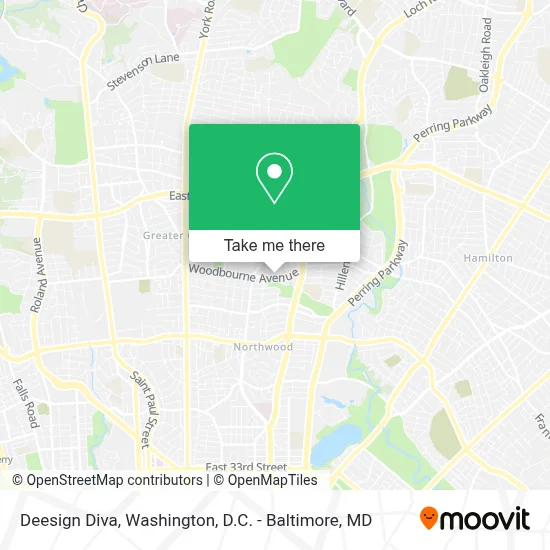 Deesign Diva map