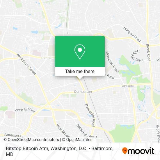 Bitstop Bitcoin Atm map