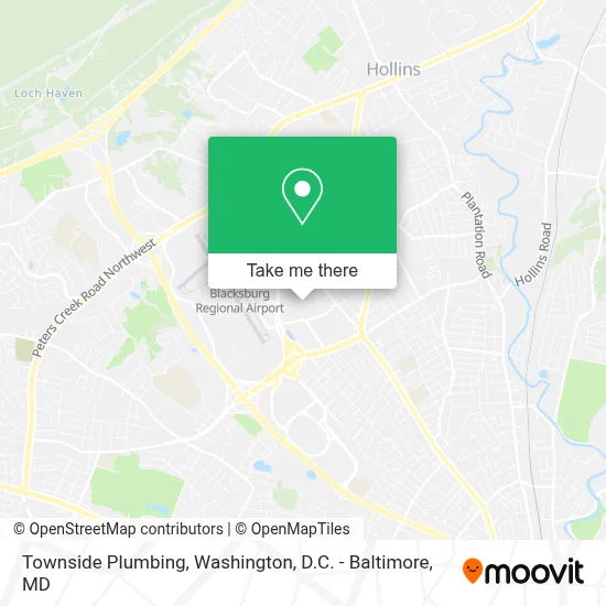 Townside Plumbing map