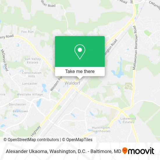 Alexander Ukaoma map