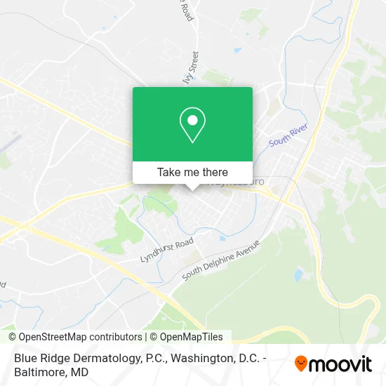 Blue Ridge Dermatology, P.C. map