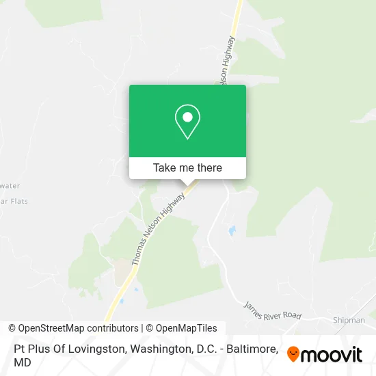 Pt Plus Of Lovingston map