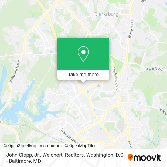John Clapp, Jr., Weichert, Realtors map
