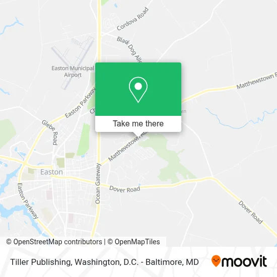 Tiller Publishing map