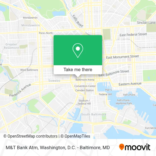 M&T Bank Atm map