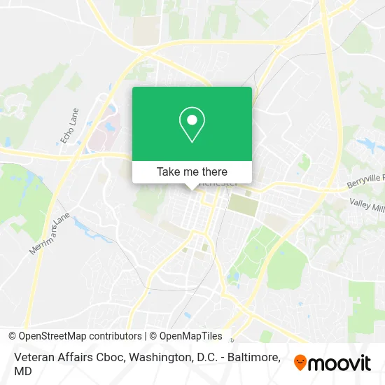Veteran Affairs Cboc map