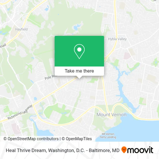 Heal Thrive Dream map