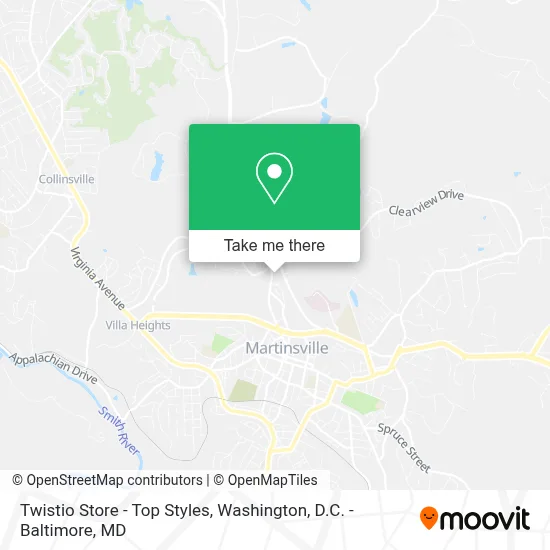 Twistio Store - Top Styles map