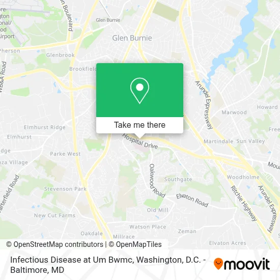 Infectious Disease at Um Bwmc map