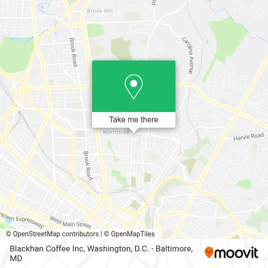 Blackhan Coffee Inc map