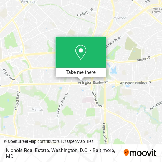 Nichols Real Estate map