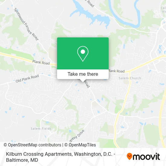 Kilburn Crossing Apartments map