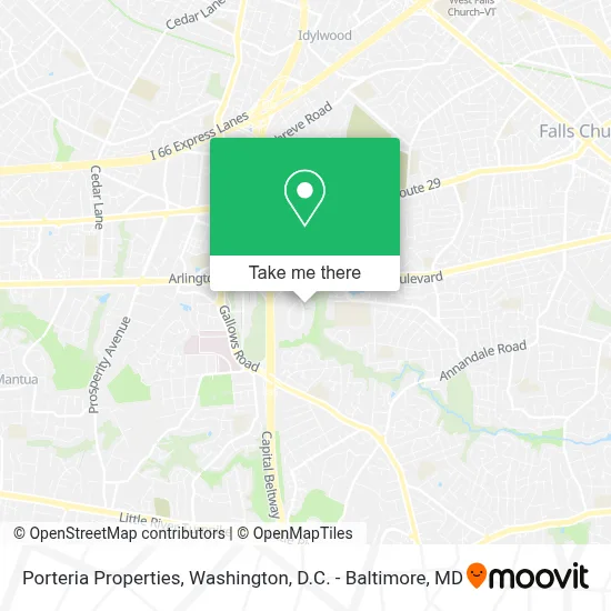 Porteria Properties map
