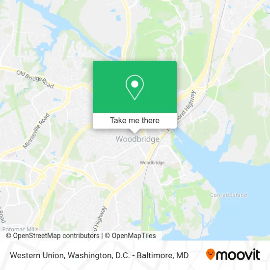 Western Union map