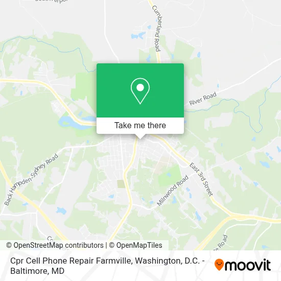 Cpr Cell Phone Repair Farmville map