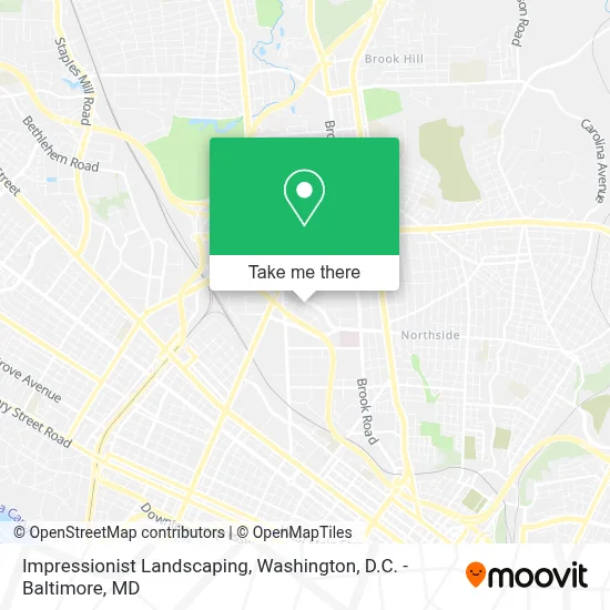 Impressionist Landscaping map