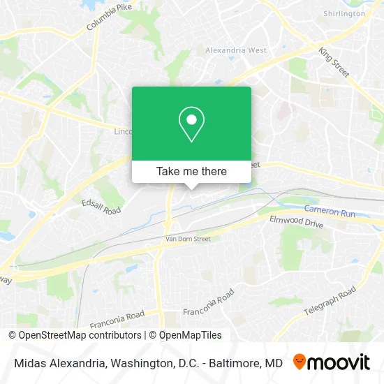 Midas Alexandria map