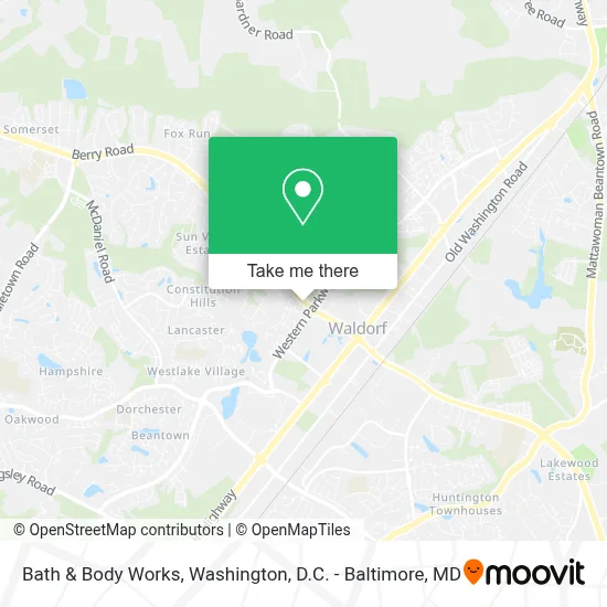 Bath & Body Works map