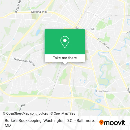 Burke's Bookkeeping map