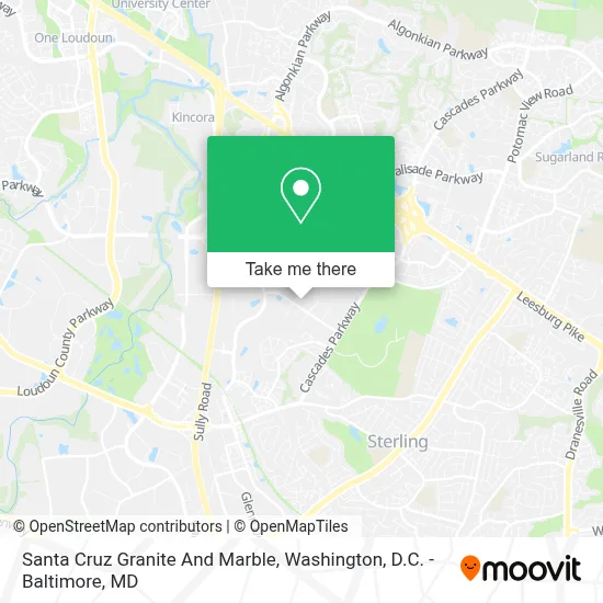 Santa Cruz Granite And Marble map