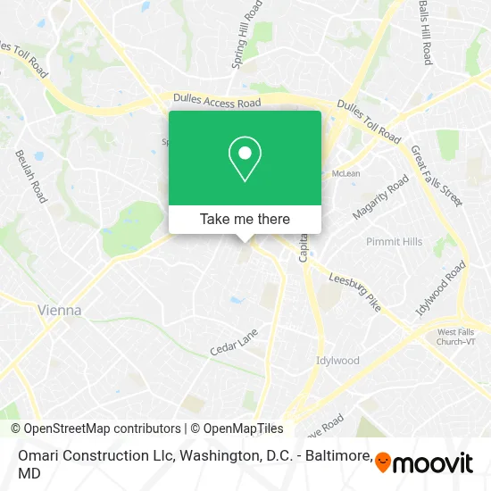 Omari Construction Llc map