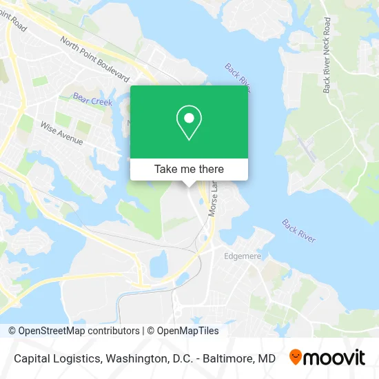 Capital Logistics map
