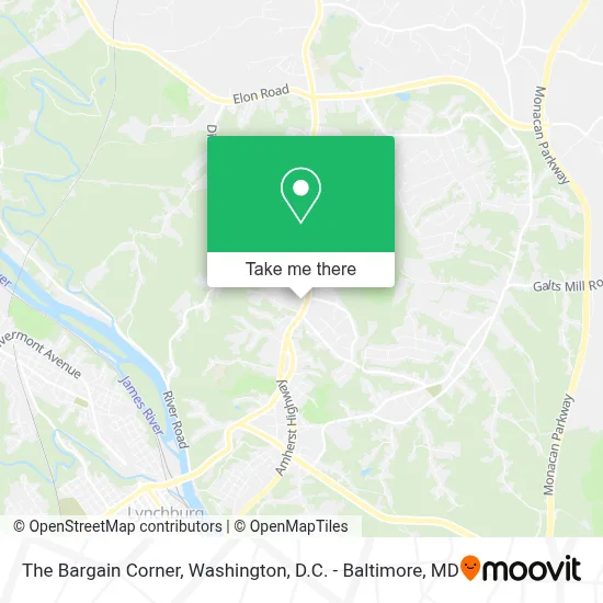The Bargain Corner map