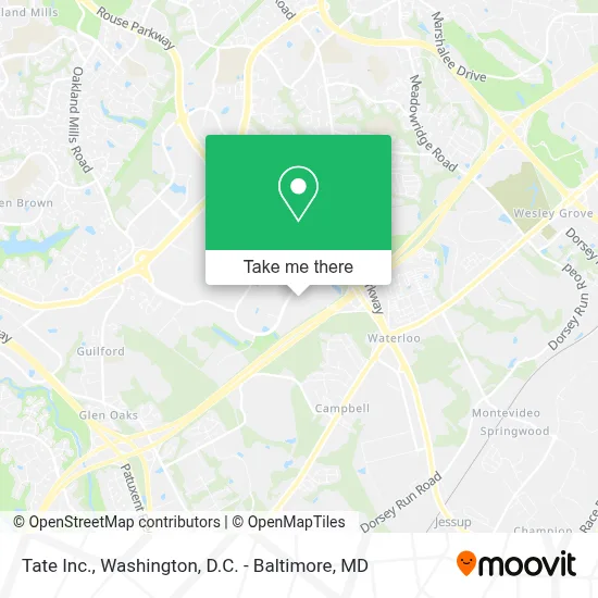 Tate Inc. map