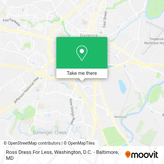 Ross Dress For Less map