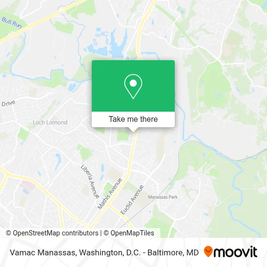 Vamac Manassas map