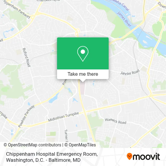Chippenham Hospital Emergency Room map