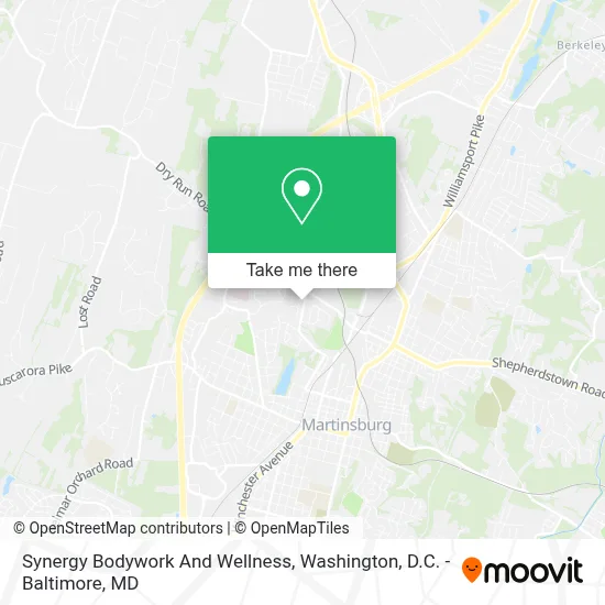 Synergy Bodywork And Wellness map