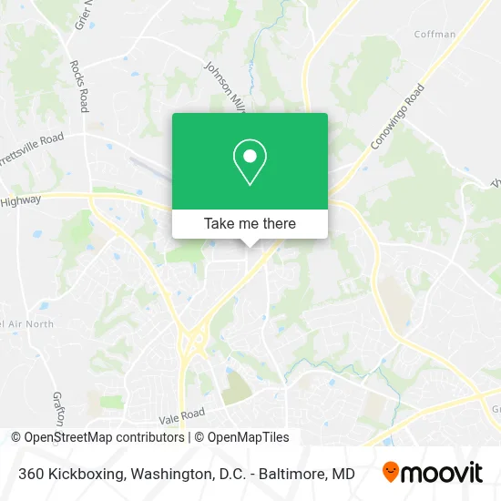 360 Kickboxing map