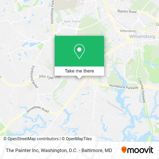 The Painter Inc map