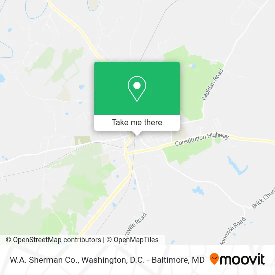 W.A. Sherman Co. map