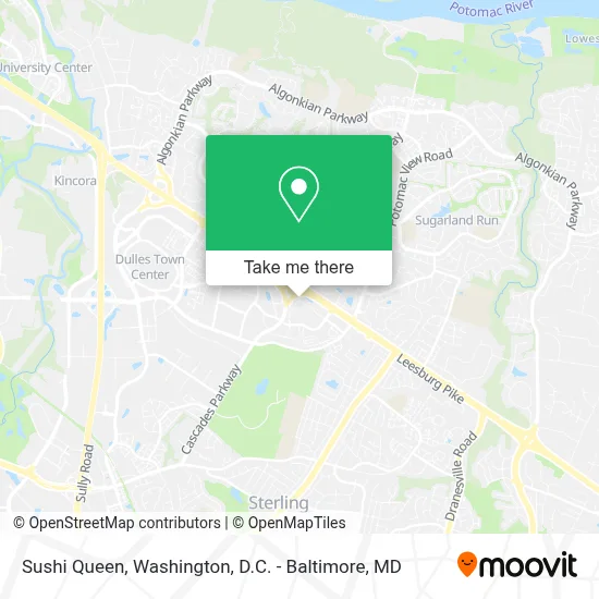 Sushi Queen map