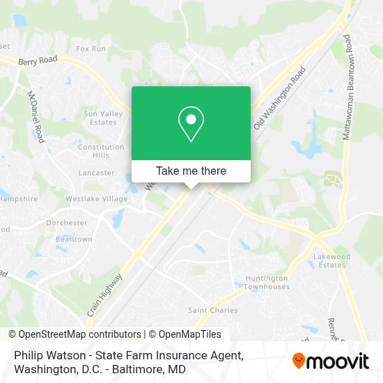 Philip Watson - State Farm Insurance Agent map