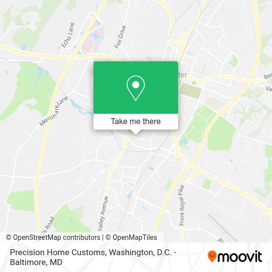 Precision Home Customs map