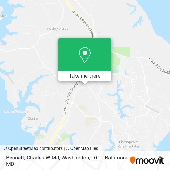 Bennett, Charles W Md map